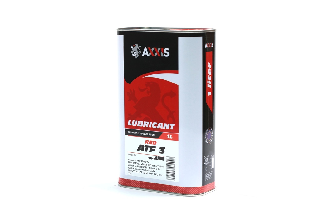 Олива трансміс.(червоне) AXXIS ATF 3 (Каністра 1л)