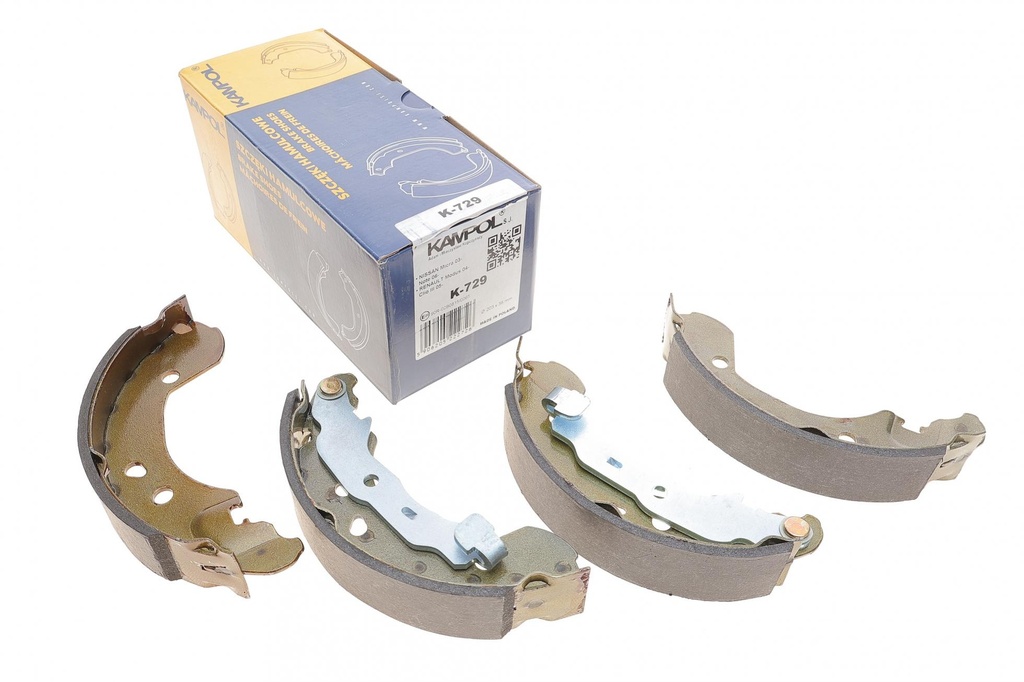 Колодки гальмівні (задні) Renault Clio III 05-/Nissan Note/Tiida 07- (барабанні) (203x38)