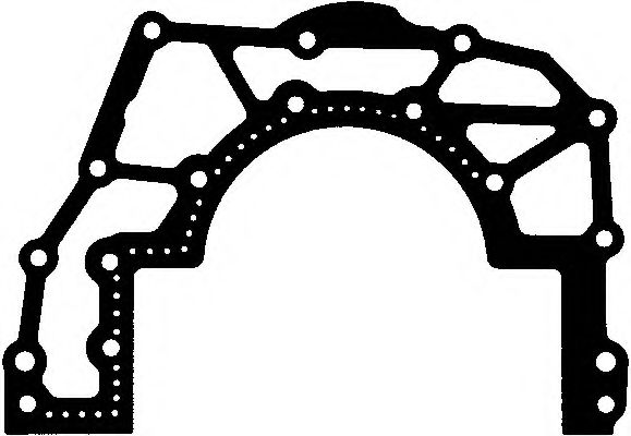 Прокладка кришки двигуна задньої Audi A4/A6/A8/ VW Passat 2.4-2.8 96-06