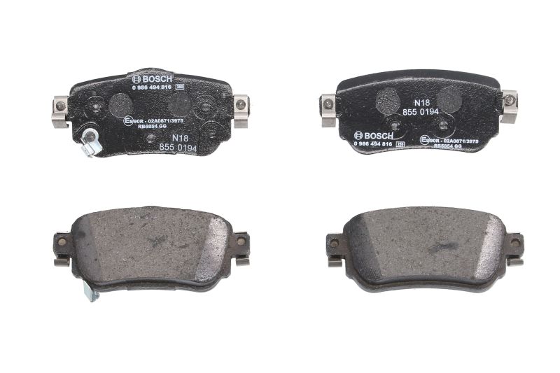 Комплект гальмівних колодок задн , NISSAN LEAF, QASHQAI II, X-TRAIL III; RENAULT KADJAR, KOLEOS II 1.2-Electric 11.13-