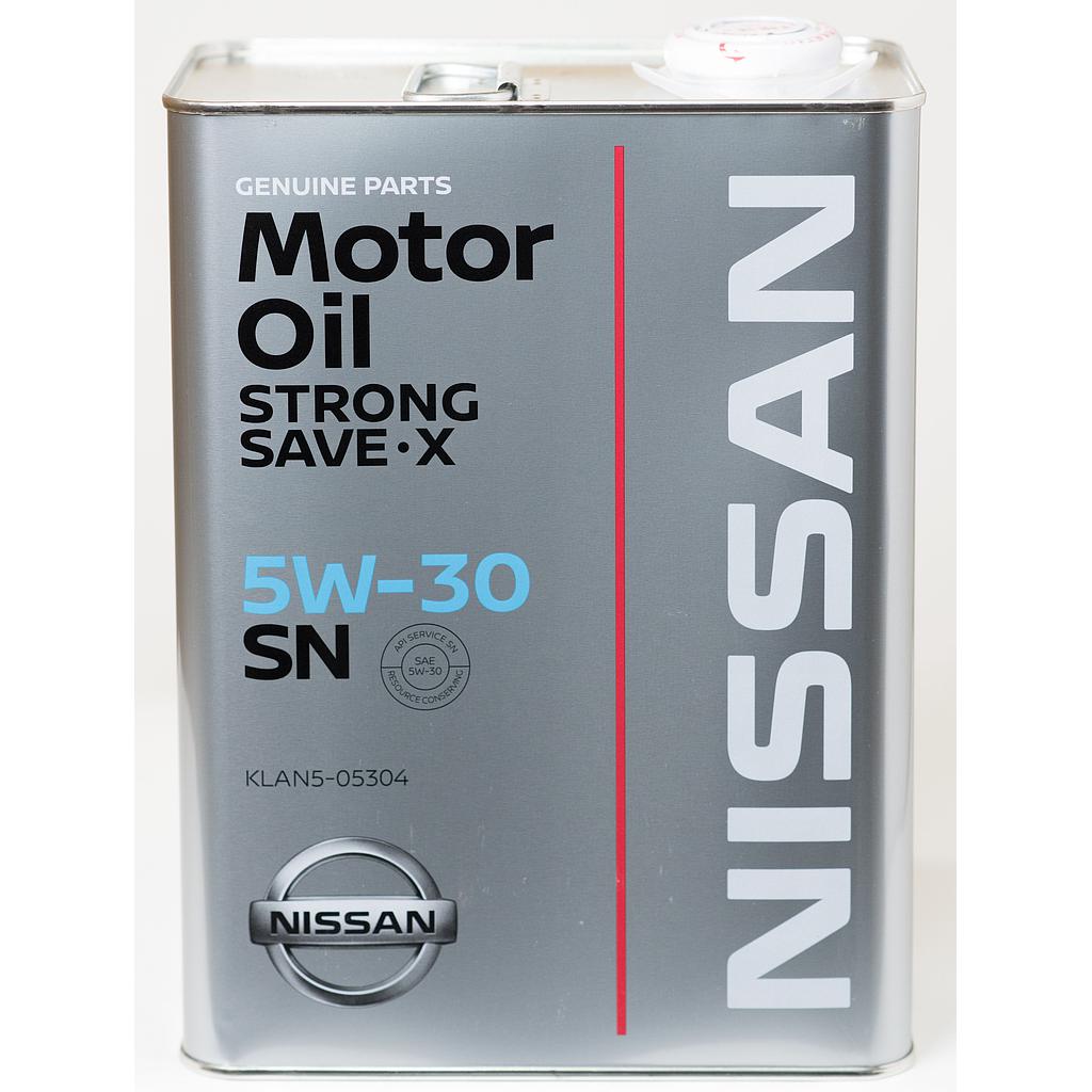 Масло моторное NISSAN Strong Save X 5W-30 SN (Japan), 4л.