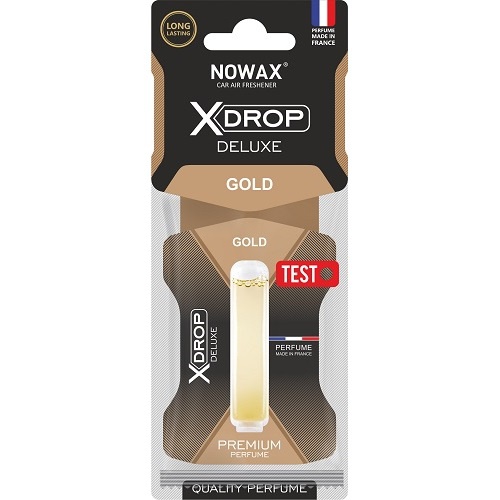 Ароматизатор целюлозний із капсулою Nowax X Drop Deluxe - Gold