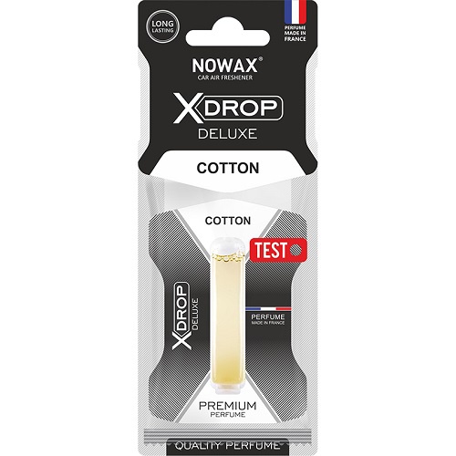 Ароматизатор целюлозний з капсулою Nowax X Drop Deluxe - Cotton