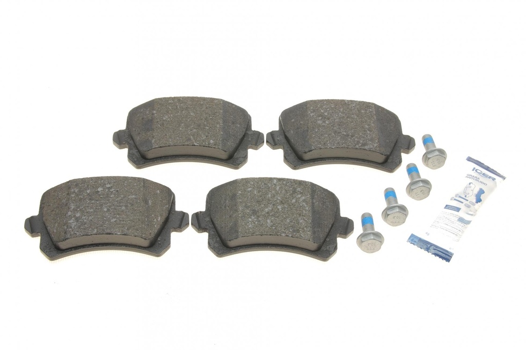 Колодки гальмівні (задні) Audi A6 05-18/Q3/Skoda Octavia 12-/VW Passat B6-B8/Tiguan 05-/Sharan 10-