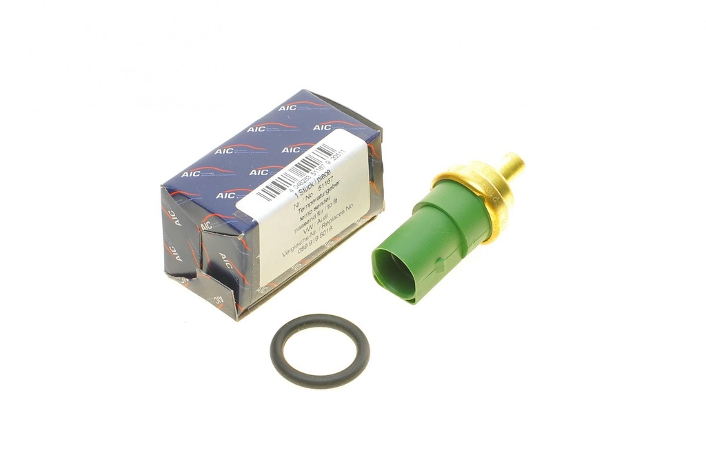 Датчик температури охолоджуючої рідини VW Caddy II/T4 1.4-2.5TDI 90-04 (4 конт.) (зелений)