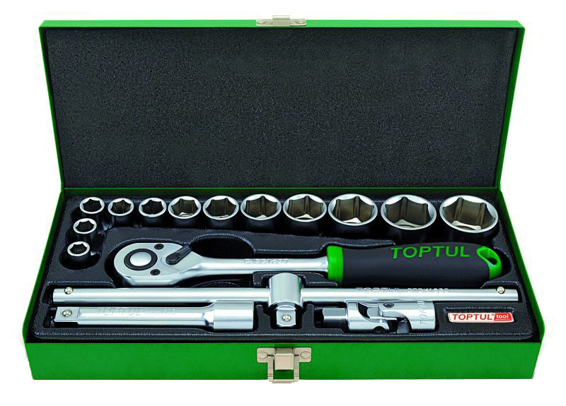 Набор инструмента 1/2" 16ед. (6pt) TOPTUL GCAD1607
