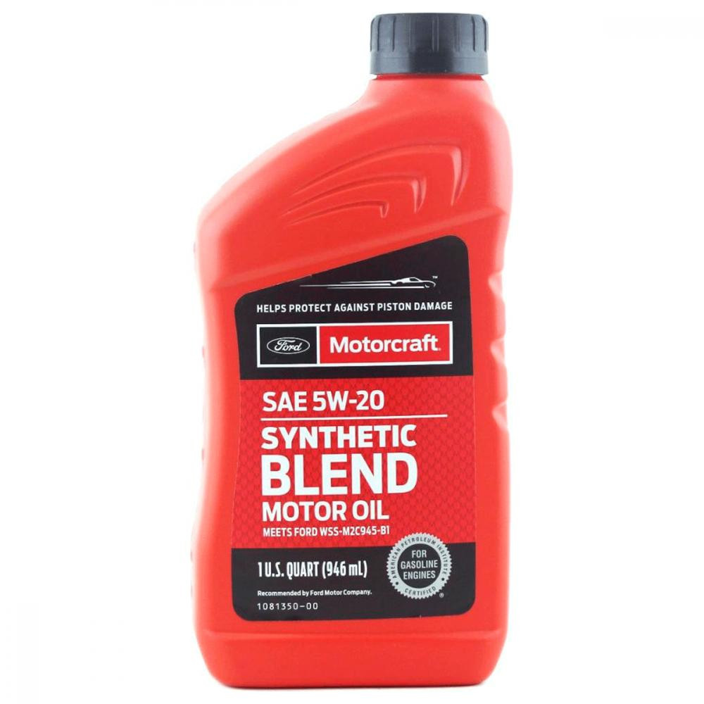 Масло моторное Ford Motorcraft SYNTHETIC BLEND 5W-20, SP GF-6 WSS-M2C960-A1, 1U.S.QT (946mL)