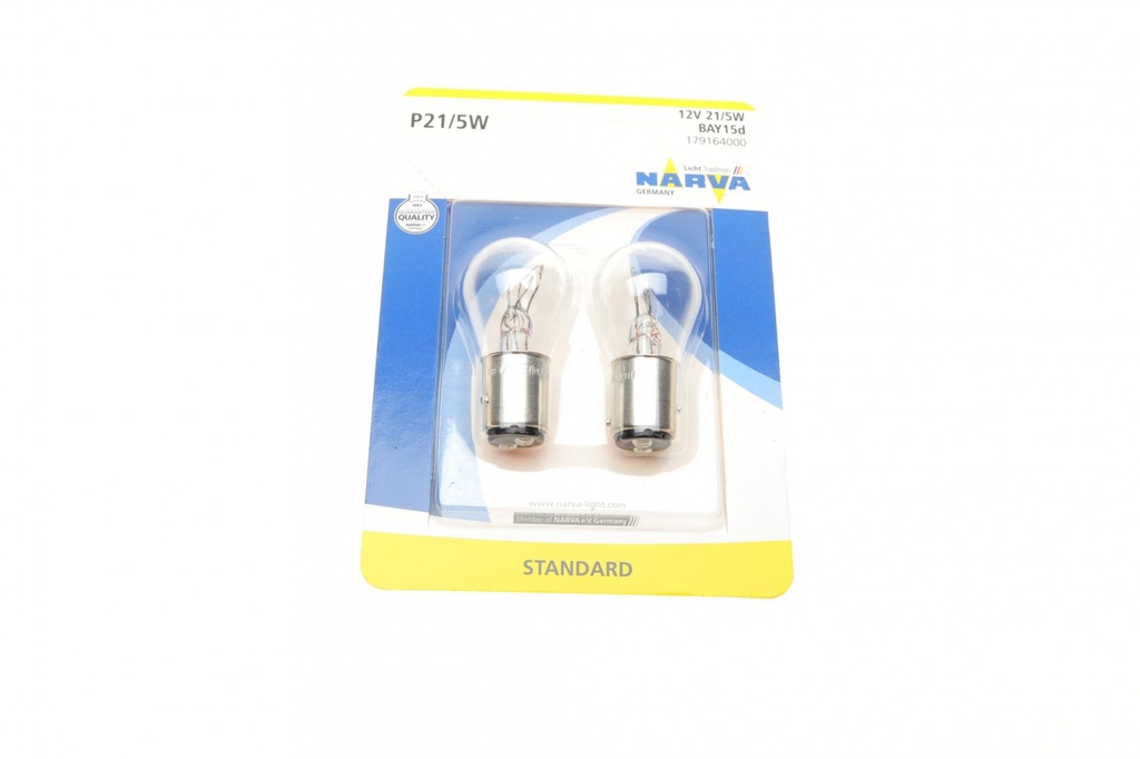 Автолампа P21/5W 12V 21/5W BAY15d Standard (блистер/к-кт 2 шт.)