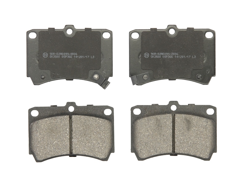 Комплект гальмівних колодок передн , FORD USA ESCORT; KIA RIO I; MAZDA 121 II, 323 C IV, 323 C V, 323 F IV, 323 F V, 323 F VI, 323 P V, 323 S IV, 323 S V, DEMIO, MX-3 1.1-2.0 06.89-02.05