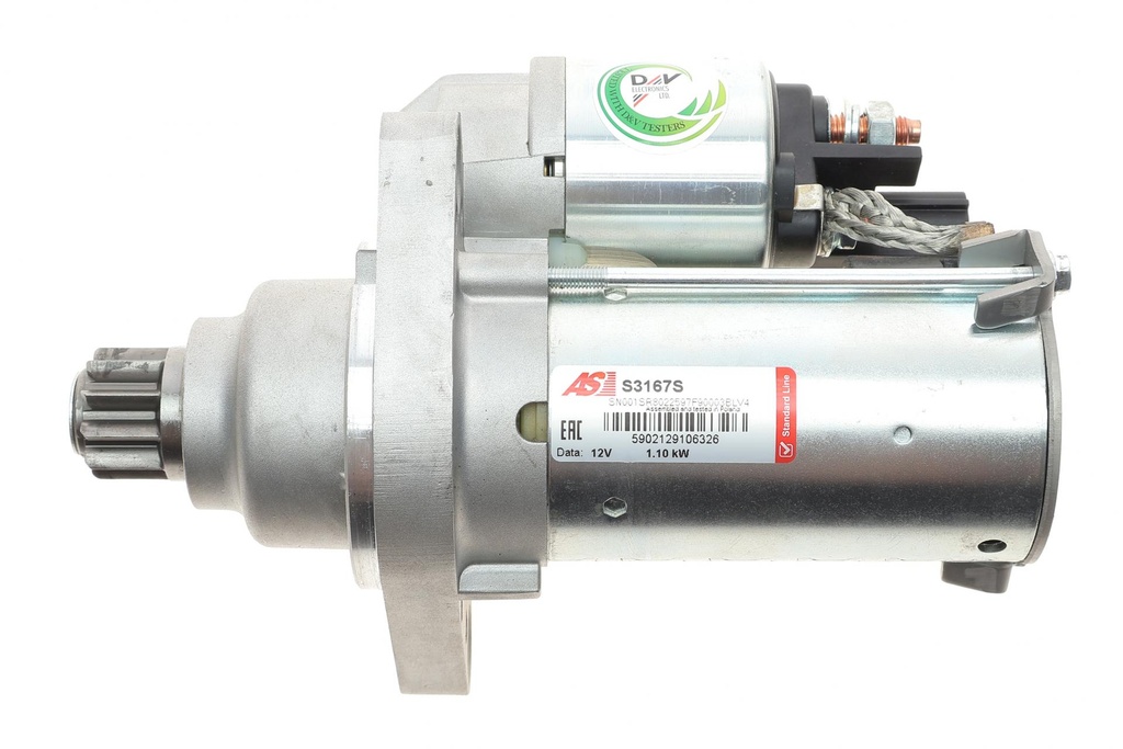 Стартер VW Golf VI/VII/Passat 1.2-1.8TSI 08-20 (12V/1.1kw) (z=10)