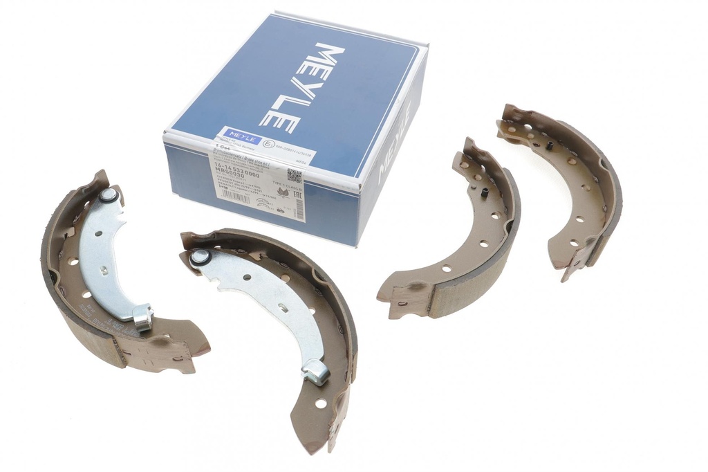 Комплект задних барабанных тормозных колодок (203x39) CITROEN SAXO, XSARA, ZX; DACIA LOGAN, SANDERO; PEUGEOT 106 II, 206, 206+, 306; RENAULT CLIO I, CLIO II, CLIO II/HATCHBACK, LAGUNA I 1.0-2.2D 06.92-