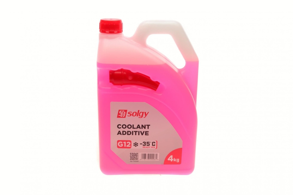 Антифриз (червоний) G12 (4kg) (-35°C готовий до застосування)