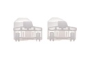 Планка направляюча скла дверей (передньої)  (L) Audi A4/VW Passat 94-05