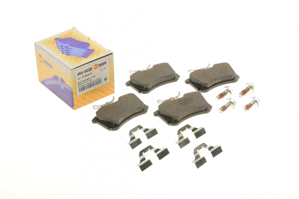 Колодки гальмівні (задні) VW Caddy III 04-/Peugeot 308 07-/Citroen C4 04- (87.6x52.9x15.2)