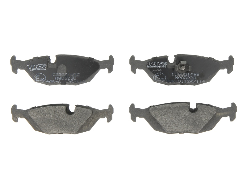 Комплект гальмівних колодок задн , BMW 3 (E30), 3 (E36), 5 (E28), 6 (E24), 7 (E23), 7 (E32), 7 (E65, E66, E67), X3 (E83), Z1 1.6-4.0 04.76-08.10