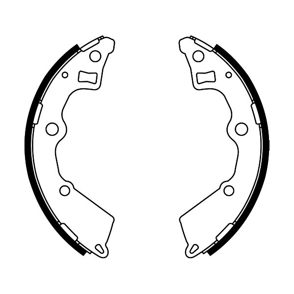 Гальмівна колодка KIA PICANTO I 1.0/1.1/1.1D 04.04-09.11