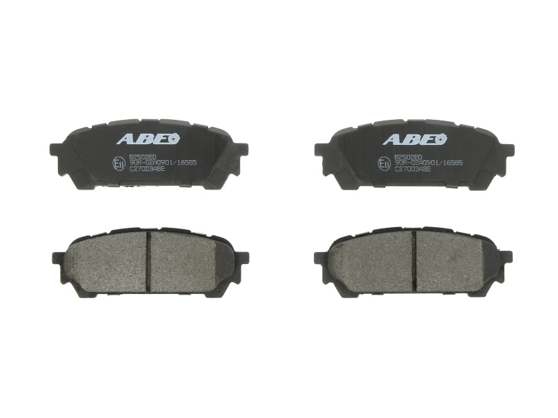 Комплект гальмівних колодок задн , SUBARU FORESTER, IMPREZA, LEGACY III 1.5-3.0 09.98-10.12