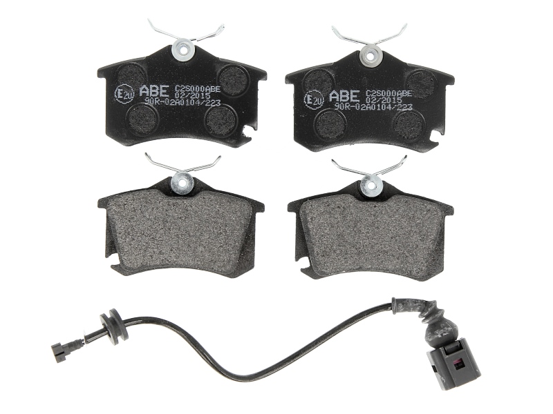 Комплект гальмівних колодок задн , DS DS 3  AUDI A1, A2, A3, A4 B5  RENAULT THALIA III, TWINGO II  SEAT ALHAMBRA, ALTEA, ALTEA XL, CORDOBA, IBIZA III, IBIZA IV, IBIZA IV SC 0.9-Electric 10.90-