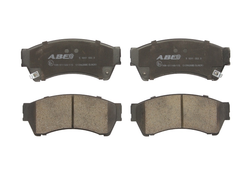 Комплект гальмівних колодок передн , MAZDA 323 F VI, 323 S VI, 6, 626 IV, 626 V 1.6-2.5 08.93-07.13