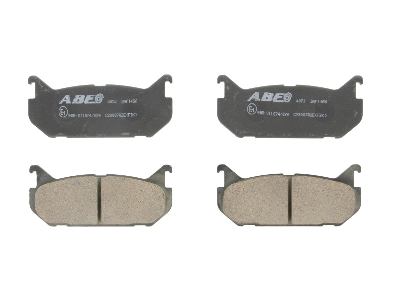 Комплект гальмівних колодок задн , FORD USA PROBE II  MAZDA 323 S VI, 626 III, 626 IV, MX-6, XEDOS 6 1.6-2.5 11.87-02.01