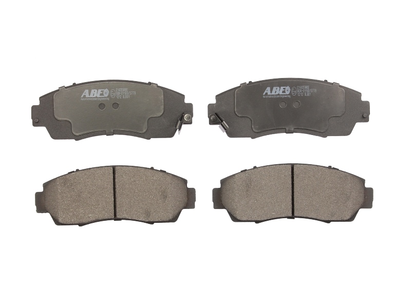 Комплект гальмівних колодок передн , HONDA ACCORD IV, ACCORD IX, ACCORD V, ACCORD VI, ACCORD VII, ACCORD VIII, CIVIC VIII, CIVIC X, CR-V I, CR-V II, CR-V III, CR-V IV, CR-V V, CR-Z 1.3-3.7 09.89-