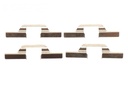 Планка супорта (заднього) прижимна (к-кт) VW Golf IV 98-02 (Lucas)