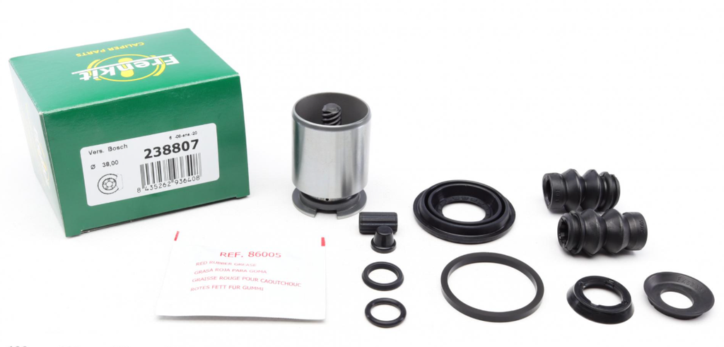 Ремкомплект супорта (заднього) (R) Renault Kangoo 97- (d=38mm) (+поршень з механізмом) (Bosch)