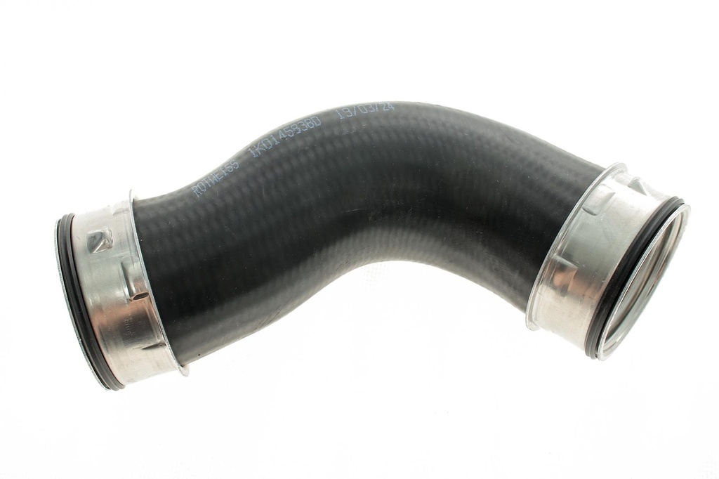 Патрубок интеркулера (нижний) (L) Audi A3/Skoda Octavia/SuperB/VW Golf/Jetta/Passat 2.0D 03- (сзади)