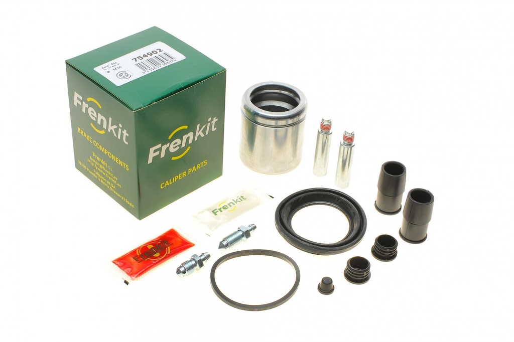 Ремкомплект супорта (переднього) VW Caddy III 04-15 (d=54mm)(Ate)(+ поршень/направляюча) SuperKit