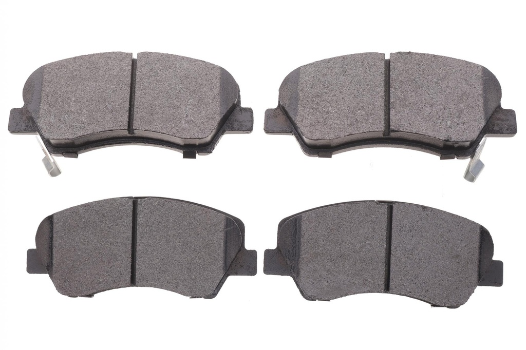 Комплект передніх гальмівних колодок (з шумопоглинаючою накладкою), HYUNDAI ACCENT IV, I20 ACTIVE, I20 II; KIA RIO III, RIO IV, STONIC 1.0-1.6D 11.10-