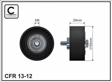 65x8x29 Ролик паска приводного Alfa Romeo 147,156 Fiat Bravo II,Punto,Stilo 1.8-3.2 94-