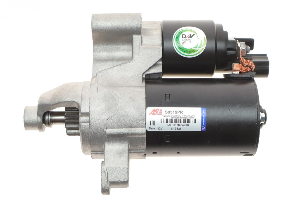 Стартер Audi A4/A5/A6 1.8/2.0TFSI 07-18 (12V/1.1kw) (z=10) (PREMIUM LINE)