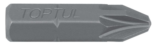 1/4" Біта вставка Pozidriv, розмір: PZ1, розмір шпильки в дюймах: 1/4", розмір шпильки, метрична система: 6,3 мм, довжина: 25 мм
