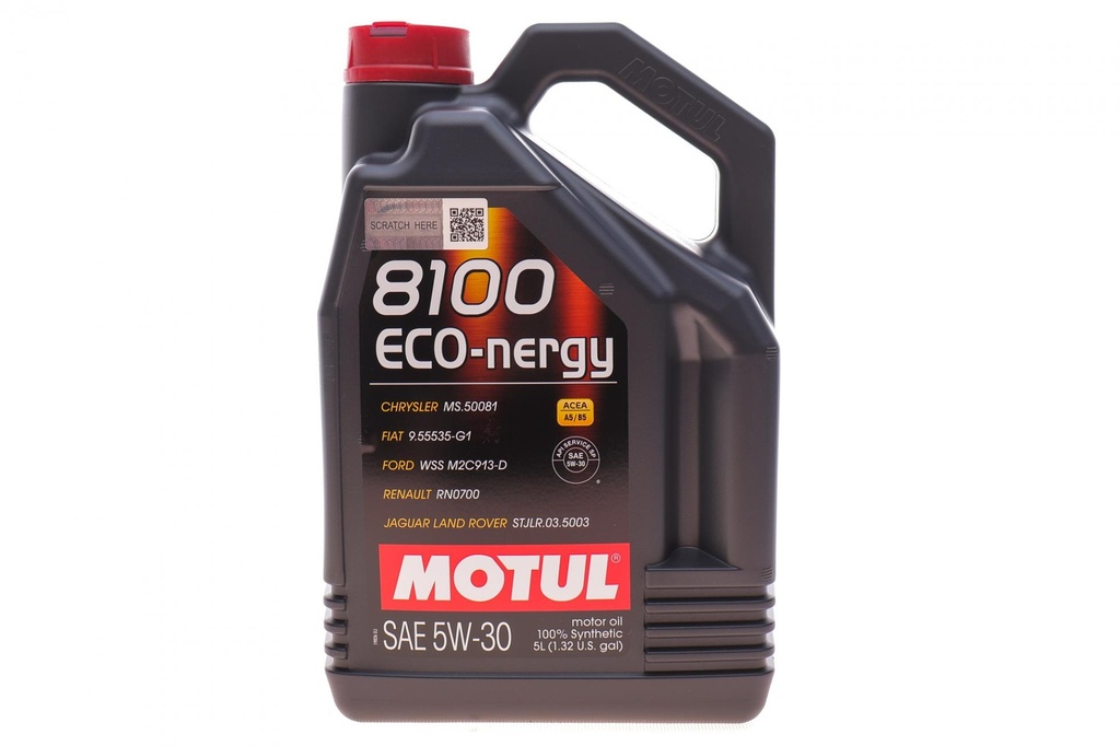 Масло 5W30 ECO-nergy 8100 (5L) (WSS M2C 913D/RN0700/STJLR.03.5003)