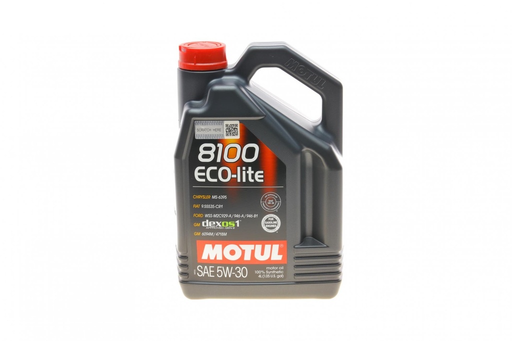 Масло 5W30 ECO-lite SAE 8100 (4L) (GM-dexos1 GEN3/FORD M2C 929-A/M2C 946-A)