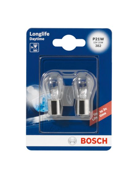 Автолампа P21W 12V 21W BA15s Longlife Daytime (к-кт 2шт) (BL)