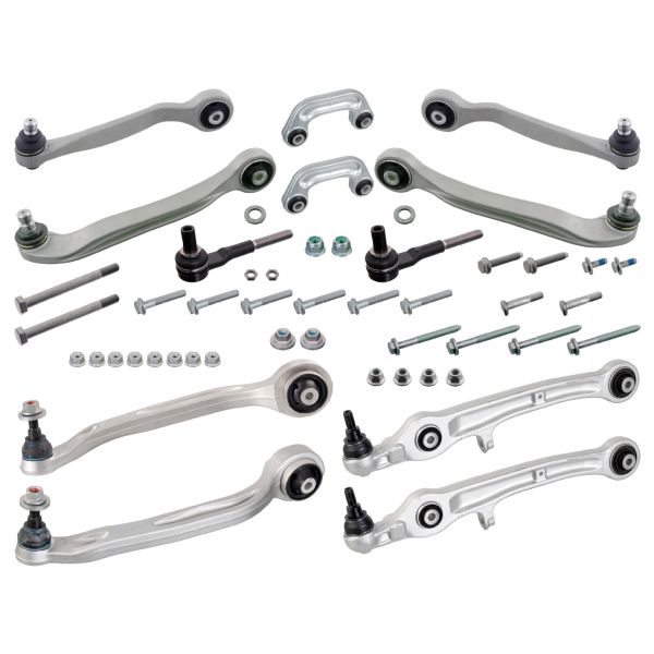 Комплект рычагов подвески (передней) Audi A6 04-11 (с болтами/малый)