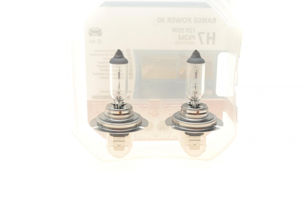 Автолампа H7 12V 55W PX26d Range Power 90 (комплект 2шт)