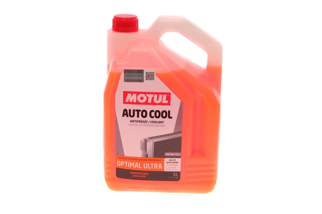 Антифриз (помаранчевий) G12/G12 Plus (5L) Auto Cool Optimal Ultra (1:1= -41°C)
