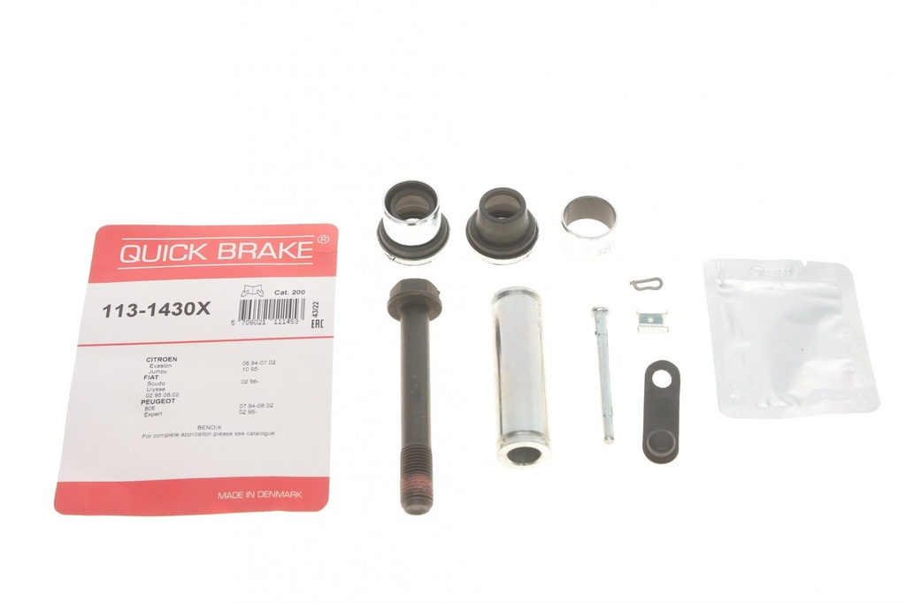 Направляющая суппорта (передняя/к-кт) Fiat Scudo/Peugeot Expert 1.6-2.0HDI 96-06 (Bendix)