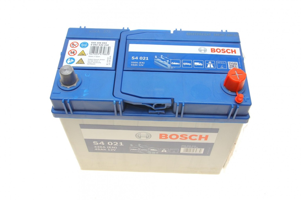 Акумуляторна батарея 45Ah/330A (238x129x227/+R) S4 Азія