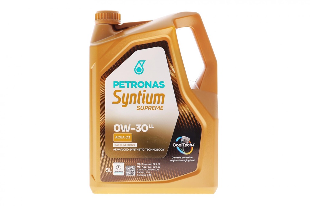 Олива 0W30 SYNTIUM SUPREME LL (5L) (RN0700/MB 229.51/MB 229.52) (ACEA C3) заміна для 70662M12EU