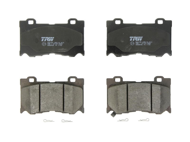 Комплект тормозных колодок INFINITI FX, G, Q50, Q60, Q70, QX70; NISSAN 370Z 2.0-5.0 09.07-