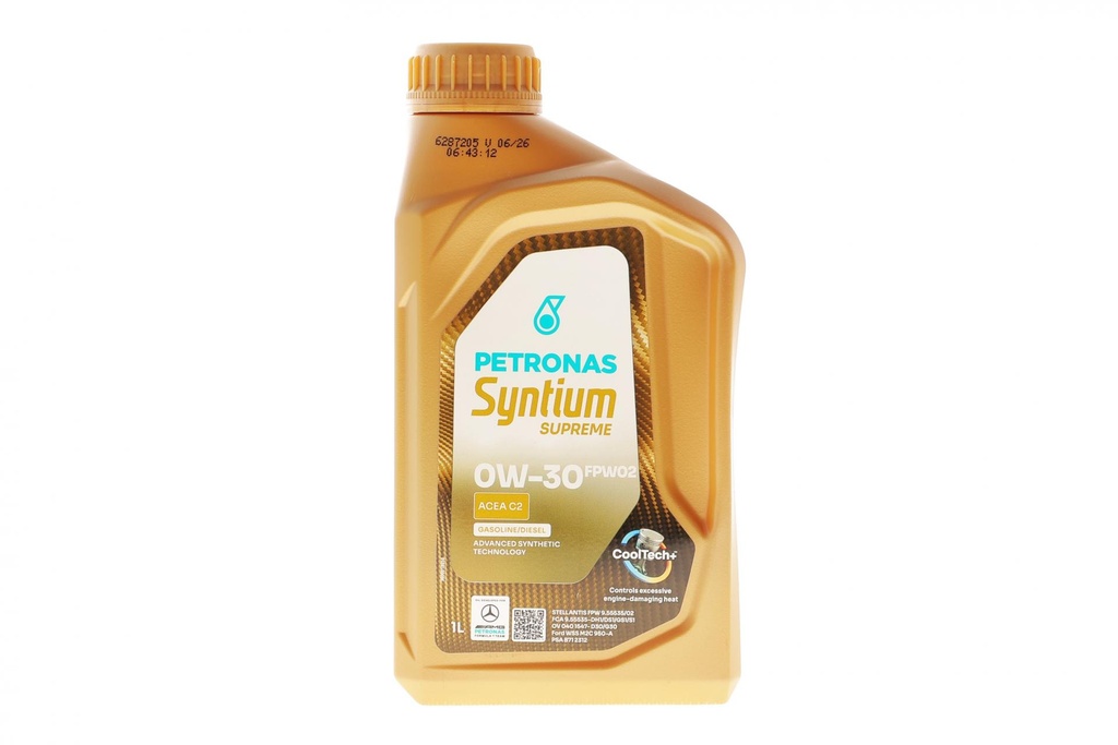Олива 0W30 SYNTIUM SUPREME FPW02 (1L) (ACEA C2) (PSA B71 2312)