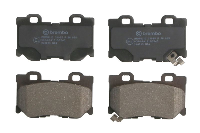 Комплект тормозных колодок задн. INFINITI FX, G, Q50, Q60, Q70, QX70; NISSAN 370Z 2.0-5.0 09.07-