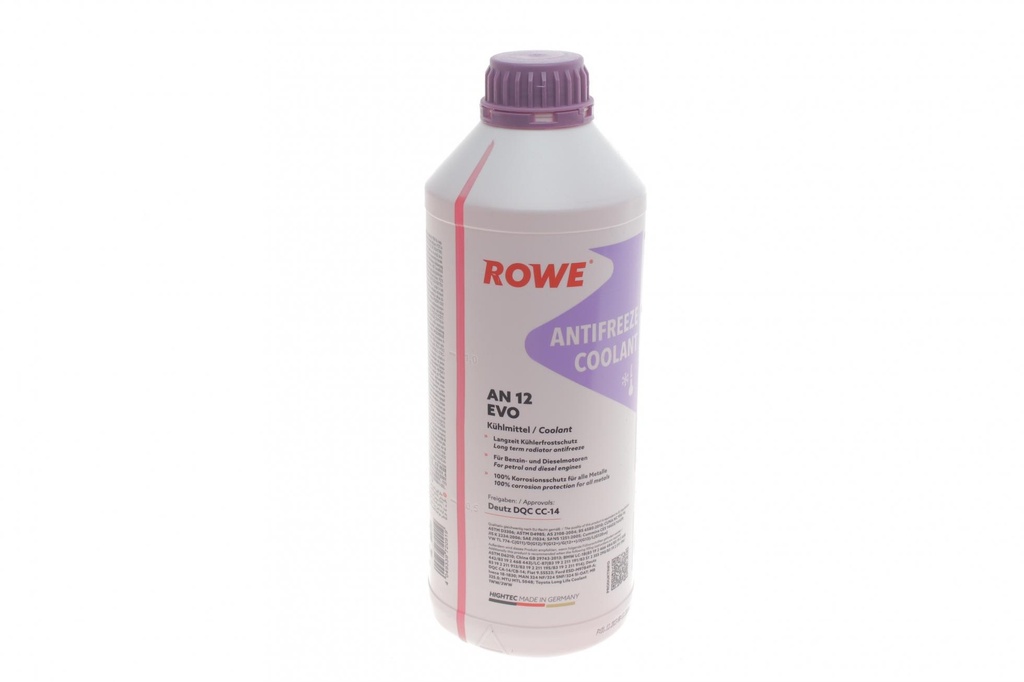 Антифриз (фиолетовый) G12 EVO (1.5L) HIGHTEC ANTIFREEZE COOLANT AN 12 EVO (1:1=-37°C) (концентрат)