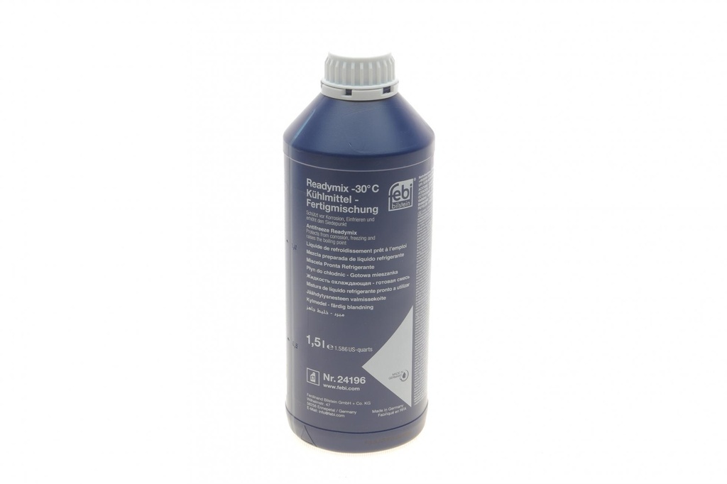 Антифриз (синий) G11 (1,5 л) (MB325.0/325.2) (-30°C готовый к применению)