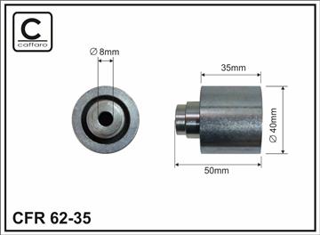 Ролик проміжний ремня ГРМ Audi A1/A2/A3/A4/Allroad/A5/A6/Q5/TT, Ford Galaxy, Mitsubishi Grandis/Lancer VIII/Outlander II, Seat Alhambra/Altea/XL/Arosa/Cordoba 1.2D-3.0 03.95-   40x8x35