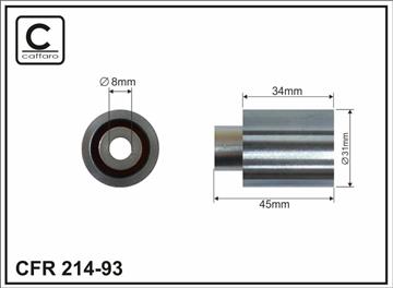 Ролик проміжний ремня ГРМ Subaru Forester/Impreza/Legacy I 2.0 05.92-09.02   31x8x34
