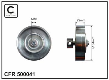 Ролик натяжного механізму поліклинового ремня Nissan Almera I/Micra C/C III/III/Note 1.0-1.6 09.95-   84x12x22